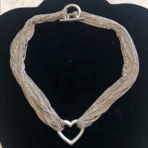 Tiffany & Co Sterling Silver Heart necklace.